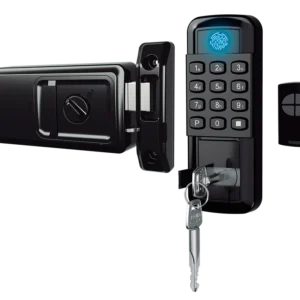 Cerradura Electrónica Control Acceso RX200 BIO SEG Negra